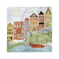 thumbnail image 1 of Cityscape Head Scarf, Quaint Village Street, Head Wrap, 3 Sizes, by Ambesonne, 1 of 2