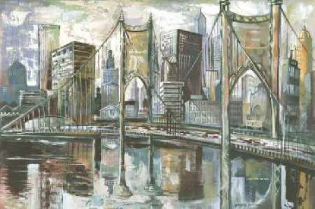 Cityscape I Canvas Art - Gregory Gorham (12 x 18)