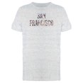 thumbnail image 1 of Cityscape In San Francisco Word T-Shirt Men -Image by Shutterstock, Male Medium, 1 of 2