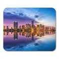 thumbnail image 1 of Cityscape Miami Florida USA Skyline on Biscayne Bay Downtown Day City Mousepad Mouse Pad Mouse Mat 9x10 inch, 1 of 3