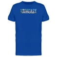 thumbnail image 1 of Cityscape On Hungary Word T-Shirt Men -Image by Shutterstock, Male 3X-Large, 1 of 2