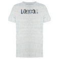 thumbnail image 1 of Cityscape On London City Name T-Shirt Men -Image by Shutterstock, Male x-Large, 1 of 2