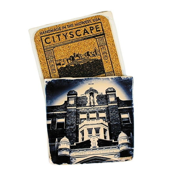 Cityscape Tiles Mother Of Mercy - One Coaster 4.25 Inch, Ceramic - Catholic Private School Mothermercy