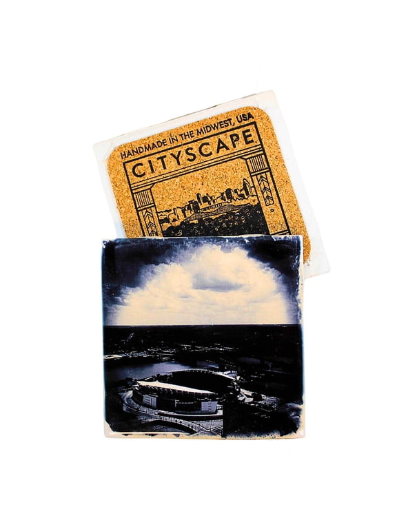 Paul Brown Stadium. - One Coaster 4.25 Inch, Ceramic - Home Of The Bengals Paulbrownstad