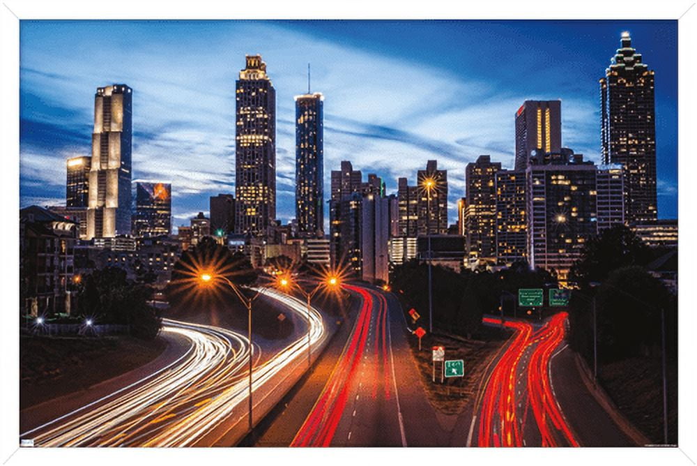 Cityscapes - Atlanta, Georgia Wall Poster, 22.375