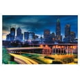 thumbnail image 1 of Cityscapes - Charlotte, North Carolina Wall Poster, 14.725" x 22.375", Framed, 1 of 3