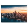 thumbnail image 1 of Cityscapes - Chicago, Illinois Wall Poster, 22.375" x 34", Framed, 1 of 3