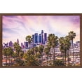 thumbnail image 1 of Cityscapes - Los Angeles, California Pastel Wall Poster, 14.725" x 22.375", Framed, 1 of 3