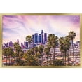 thumbnail image 1 of Cityscapes - Los Angeles, California Pastel Wall Poster, 22.375" x 34", Framed, 1 of 3