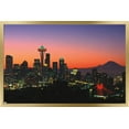 thumbnail image 1 of Cityscapes - Seattle, Washington Wall Poster, 22.375" x 34", Framed, 1 of 3