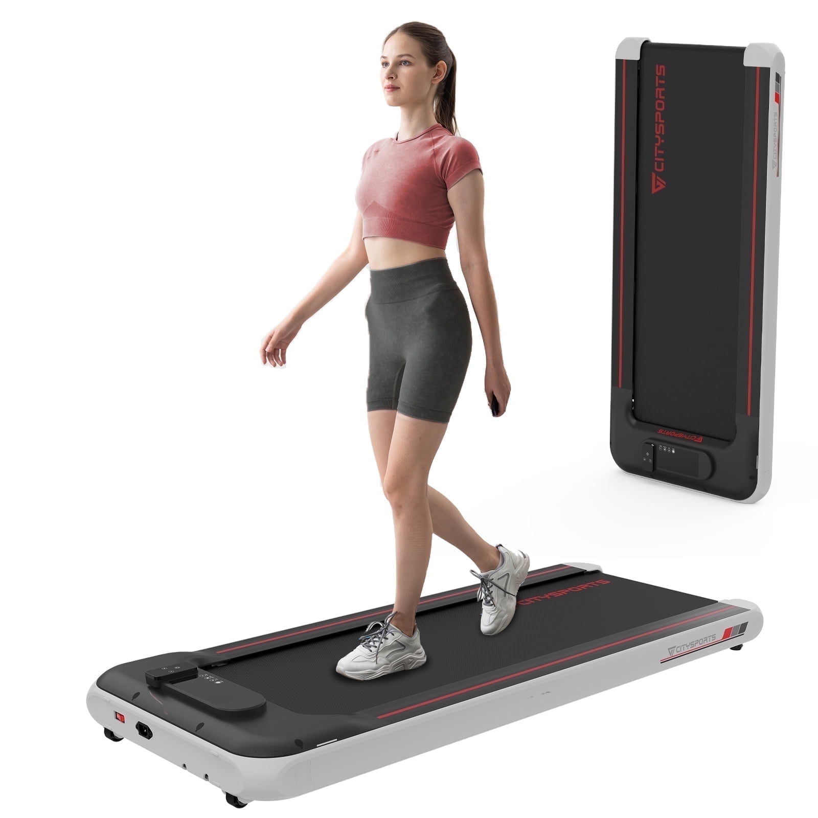 Citysports Treadmill Portable Walking Pad, Adjustable Speed with