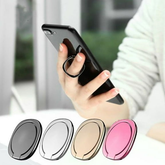 Citystores 360º Rotatable Magnetic Phone Grip, Silver