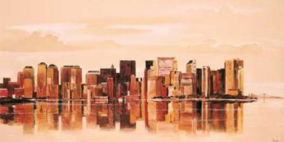 Cityview I Canvas Art - Renee (10 x 20)