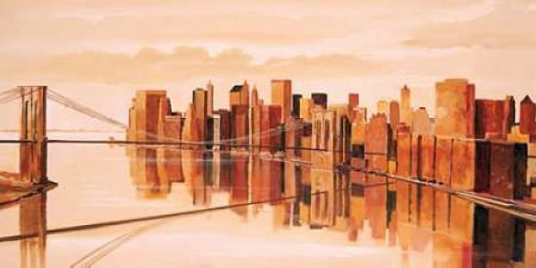 Cityview II Canvas Art - Renee (10 x 20)