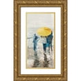 thumbnail image 1 of Ciulini, Andrea 9x14 Gold Ornate Wood Framed with Double Matting Museum Art Print Titled - Umbrellas II, 1 of 4