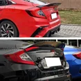 thumbnail image 1 of Civic R Style Spoiler Car Rear Truck Spoiler Lip Ducktail Wing For Honda Civic 10th Gen Sedan 2017-2020 Car Accessories Body Kit, 1 of 7