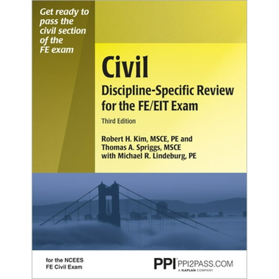 Pre-Owned Civil Discipline-Specific Review for the FE/EIT Exam (Paperback) 1591261775 9781591261773