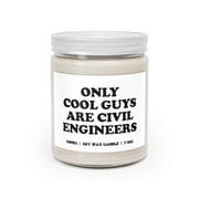 Civil Engineer Candle Gifts House Office Decor Scented Vanilla Soy Wax