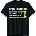 thumbnail image 1 of Civil Engineer Definition Funny Engineering Birthday T-Shirt, 1 of 4