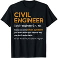 thumbnail image 1 of Civil Engineer Funny Definition Engineering T-Shirt, 1 of 4