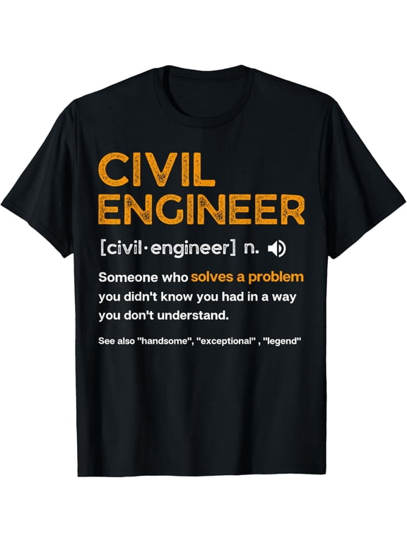 t-shirt Civil Engineer Funny Definition Engineering T-Shirt mens t shirtblackwomenfunnymisfitsmenjourney