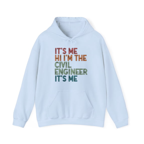 Civil Engineer Hoodie Gifts Hooded Sweatshirt Pullover Shirt