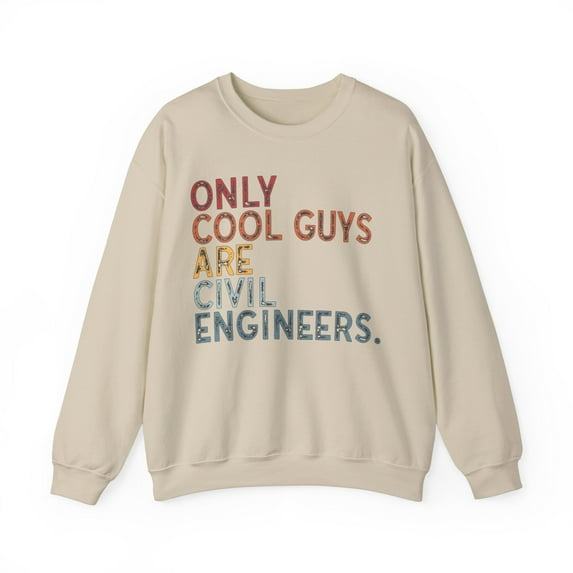 Civil Engineer Sweatshirt Gifts Crew Neck Shirt Long Sleeve Unisex