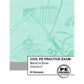 Pre-Owned Civil PE Practice Exam: Breadth Exam Version C, (Paperback)