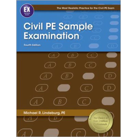 Pre-Owned Civil PE Sample Examination (Paperback) 1591263875 9781591263876