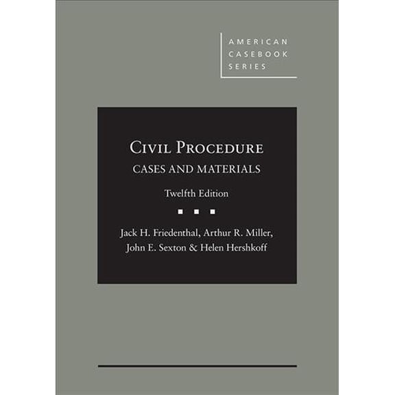 Pre-Owned Civil Procedure: Cases and Materials (American Casebook Series) (Hardcover) 1634605845 9781634605847