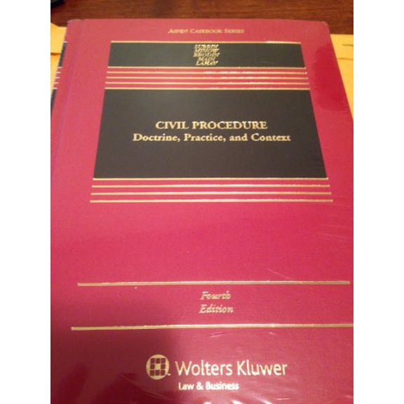 Pre-Owned Civil Procedure: Cases and Problems (Aspen Casebook Series) (Hardcover) 1454806966 9781454806967