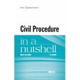 thumbnail image 1 of Pre-Owned Civil Procedure in a Nutshell (Nutshells) (Paperback) 0314285881 9780314285881, 1 of 1