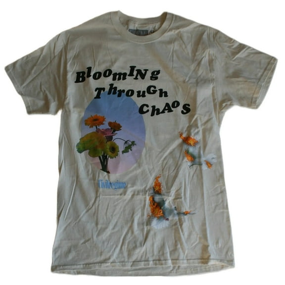 Civil Regime Blooming Through Chaos Men's T-Shirt (Medium)