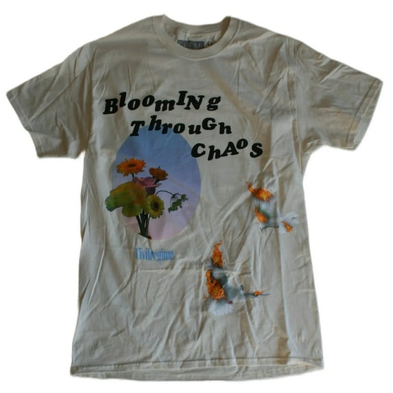 Civil Regime Blooming Through Chaos Men's T-Shirt (Medium)
