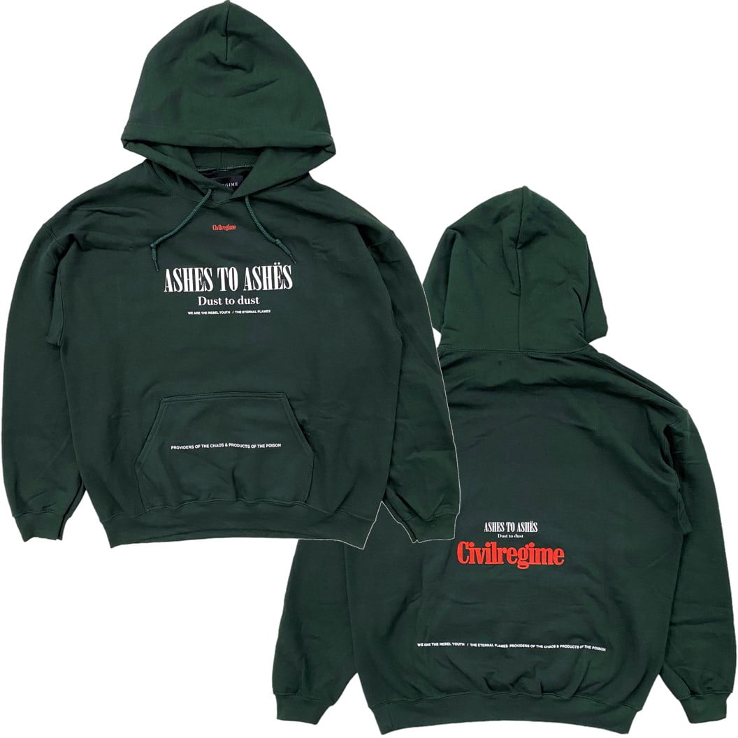 Civil Regime by Darc Sport Men's Ashes to Ashes Hoodie Sweatshirt