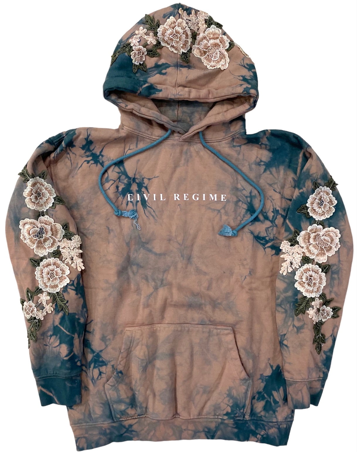 Civil Regime Womens White Rose Tie Dye Hoodie Morocco Ubuy