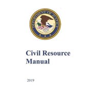 Civil Resource Manual 2019 Paperback