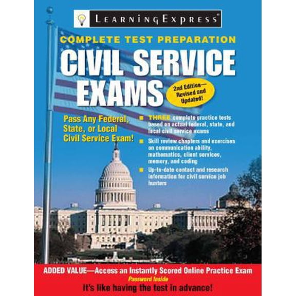 Pre-Owned Civil Service Exams (Paperback) 1576857441 9781576857441