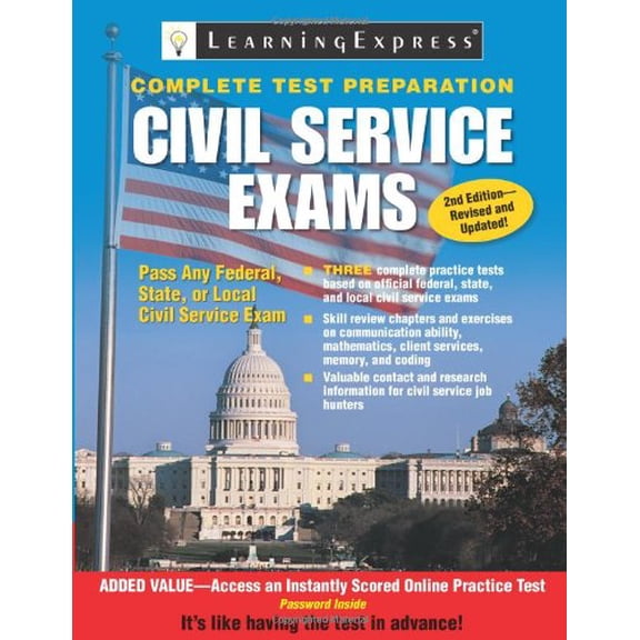 Pre-Owned Civil Service Exams (Paperback) 1576857441 9781576857441