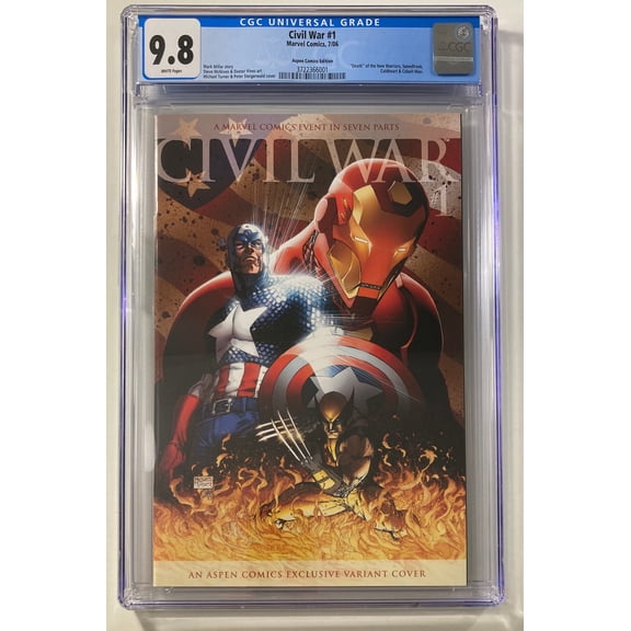 Civil War #1 - CGC 9.8 Comic Book