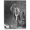 thumbnail image 1 of Civil War Black Troops. N'The Veteran.' Wood Engraving 1867 After A Painting By Thomas Waterman Wood., 1 of 2