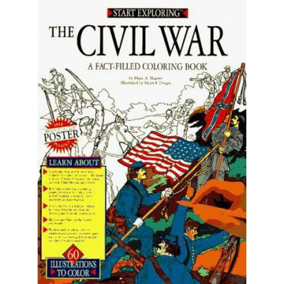 Pre-Owned Civil War Coloring Book (Start Exploring) (Paperback) 076240163X 9780762401635