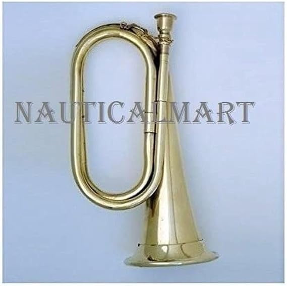 Bugeles Civil War Era Solid Brass Bugle US Military Cavalry Horn New - Walmart.com