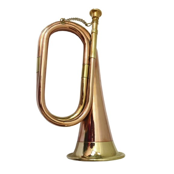 Nistan Bugle Alto Brass and Copper with Mouthpiece 1-Count