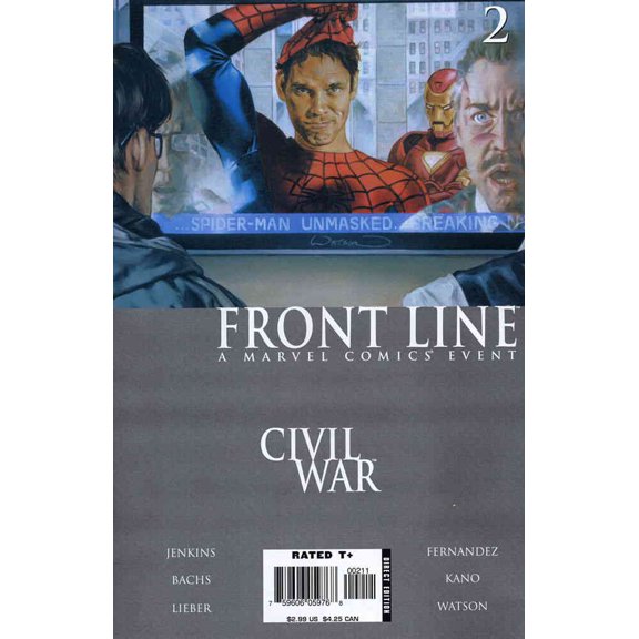 Civil War: Front Line #2 VF ; Marvel Comic Book