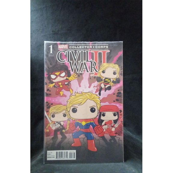 Pre-Owned Civil War II #1 Marvel Collector's Corp Cover 2016 Marvel Comics Comic Book