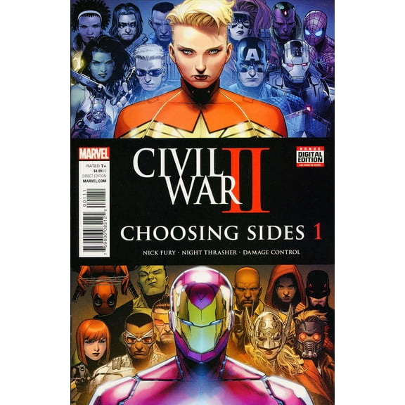 Civil War II: Choosing Sides #1 VF ; Marvel Comic Book