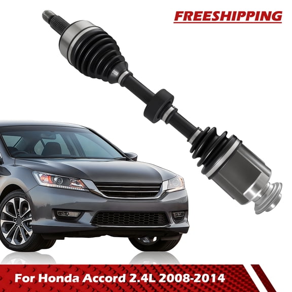 Civiland CV Axle Shaft for Honda Accord 2.4L 2008-2014 Single Piece (RH)