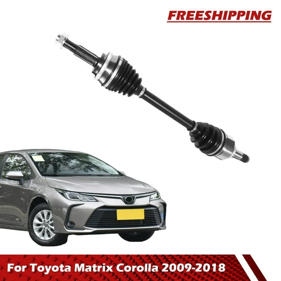Civiland CV Axle Shaft for Toyota Matrix Corolla 2009-2018 Single Piece (LH)