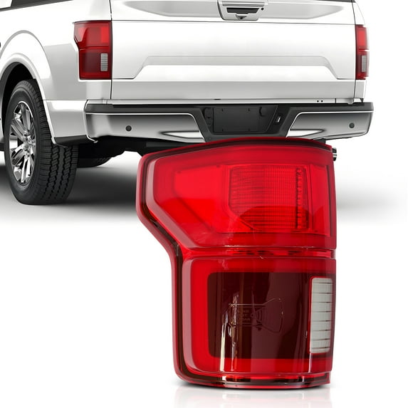Civiland LED Tail Light For 2018-2020 Ford F150 w/Blind Spot Brake Rear Lamp, LH